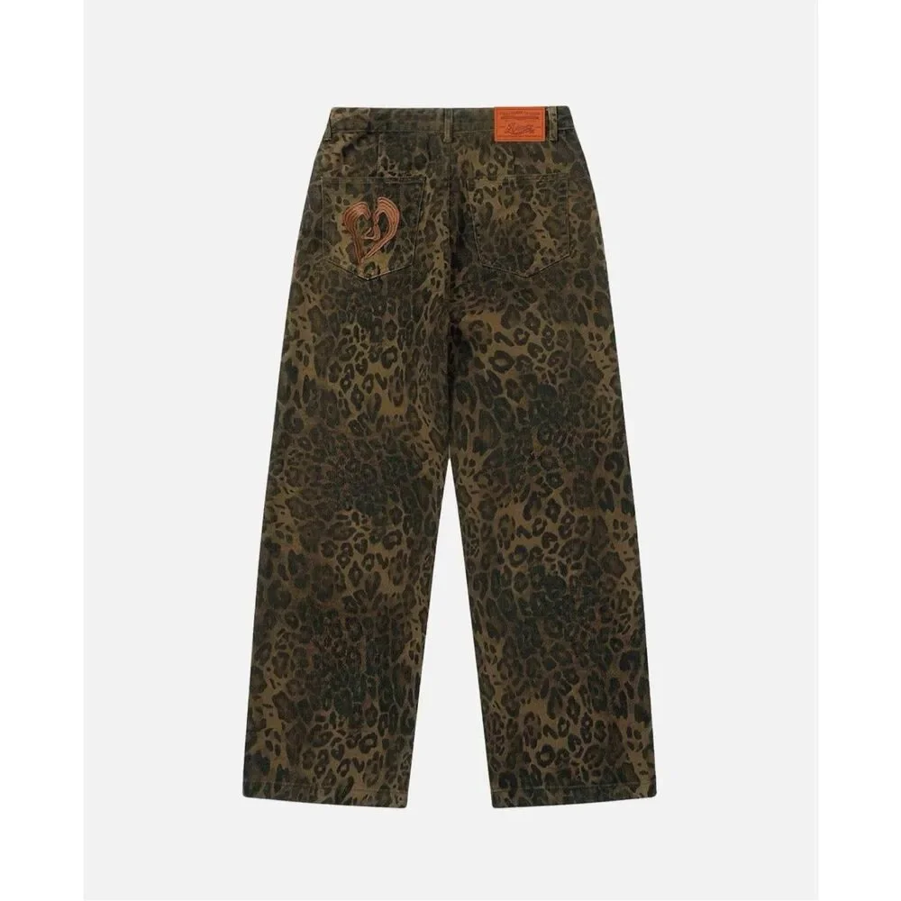 Aelfric Eden Leopard Print Jeans - NWT - Picture 3 of 6